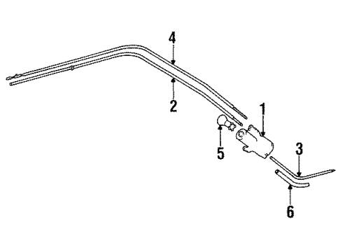 Mercedes-Benz 140-780-03-77-64 Tube