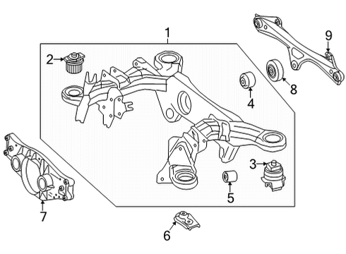 Mercedes-Benz 000-990-09-35 Support Bracket Lower Bolt