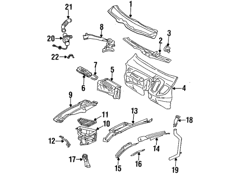 Mercedes-Benz 140-832-00-25 Pipe