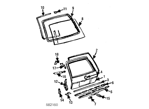 Mercedes-Benz 123-740-02-37 Hinge