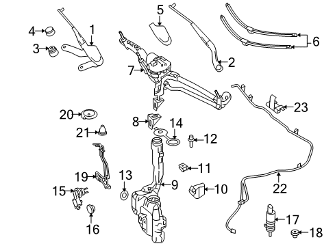 Mercedes-Benz 212-820-08-44 Front Arm