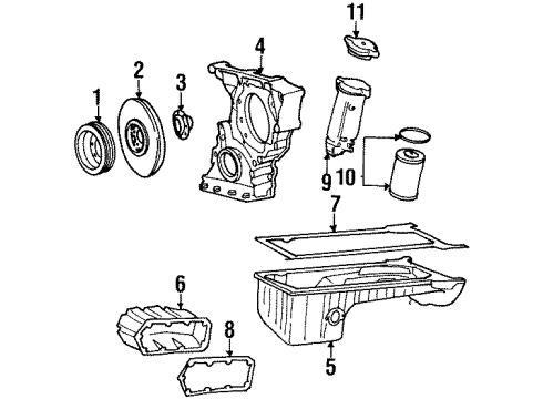 Mercedes-Benz 602-030-04-03 Vibration Damper