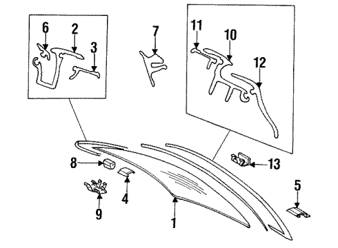 Mercedes-Benz 202-678-00-78 Covering Clip