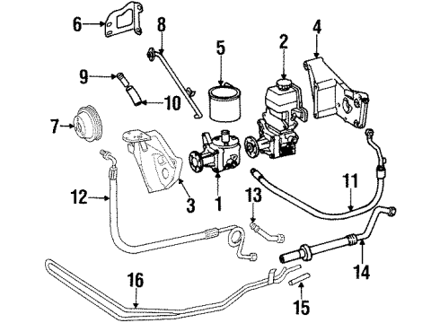 Mercedes-Benz 129-460-17-24 Upper Return Line