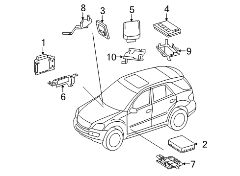 Mercedes-Benz 166-280-08-00-80 Transfer Case