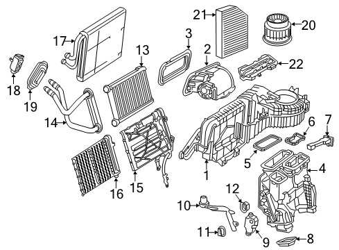 Mercedes-Benz 205-830-48-05 Discharge Hose