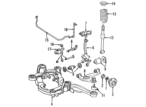 Mercedes-Benz 140-321-23-04 Coil Spring