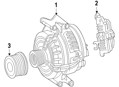 Mercedes-Benz 014-154-28-02-87 Alternator