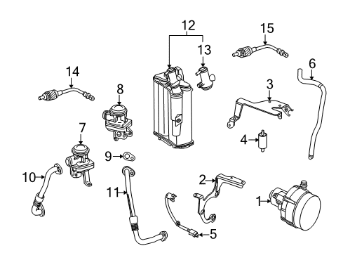 Mercedes-Benz 204-470-01-93 Purge Control Valve