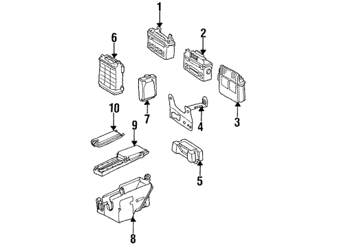 Mercedes-Benz 011-545-44-32-80 Control Module