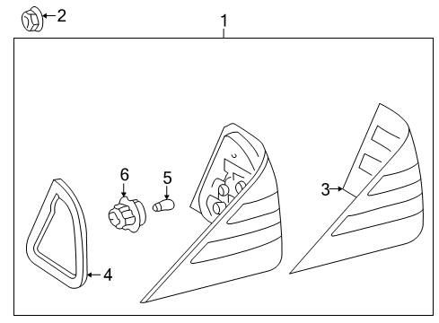 Mercedes-Benz 215-826-03-91 Lens Upper Seal