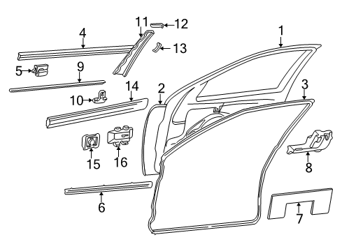 Mercedes-Benz 210-720-08-46 Window Regulator