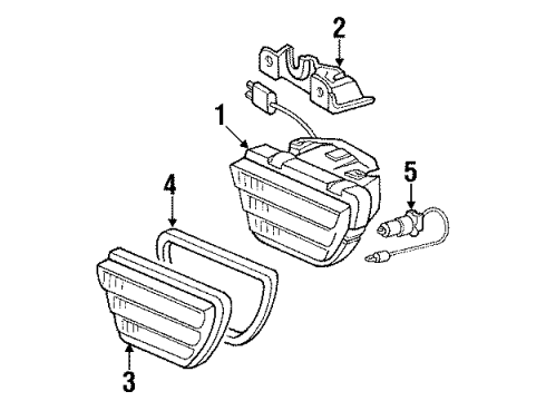 Mercedes-Benz 001-826-43-80 Lens Seal