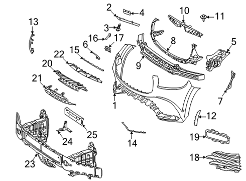 Mercedes-Benz 167-885-17-06 Trim Panel