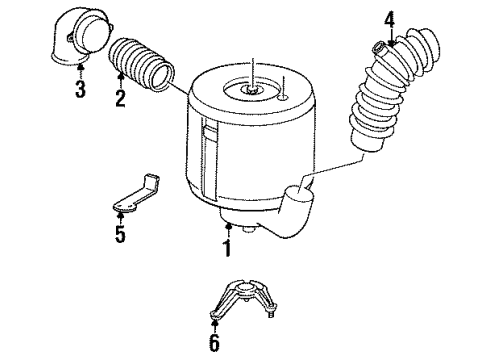 Mercedes-Benz 603-090-01-41 Mount Bracket