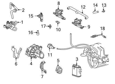 Mercedes-Benz 211-470-03-59-64 Vapor Canister