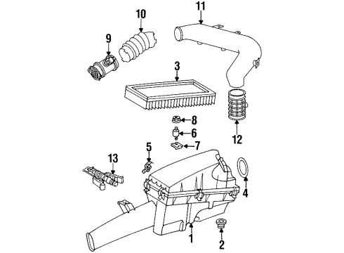 Mercedes-Benz 104-090-11-01 Air Cleaner