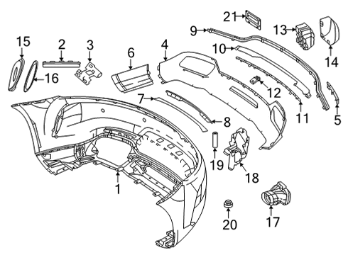 Mercedes-Benz 197-889-01-95 Energy Absorber Insert