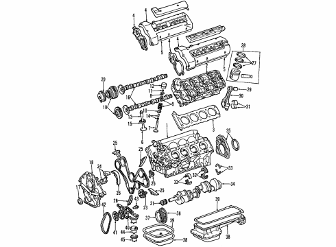 Mercedes-Benz 111-038-09-10 Connecting Rod Bearing