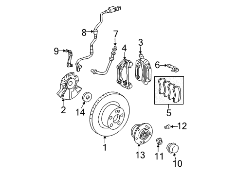 Mercedes-Benz 004-420-18-83-80 Caliper