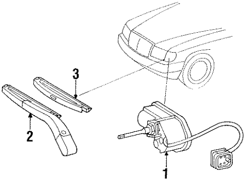 Mercedes-Benz 124-820-04-45 Blade