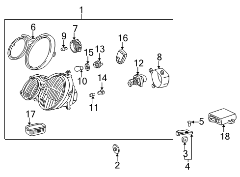 Mercedes-Benz 209-820-12-14 Repair Kit