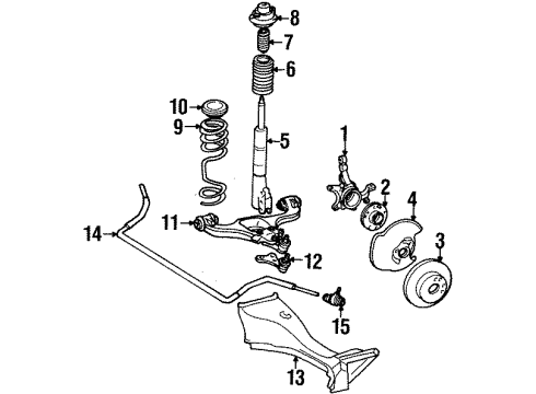 Mercedes-Benz 124-321-13-84 Cup