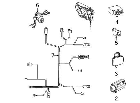 Mercedes-Benz 170-860-07-05 Passenger Inflator Module