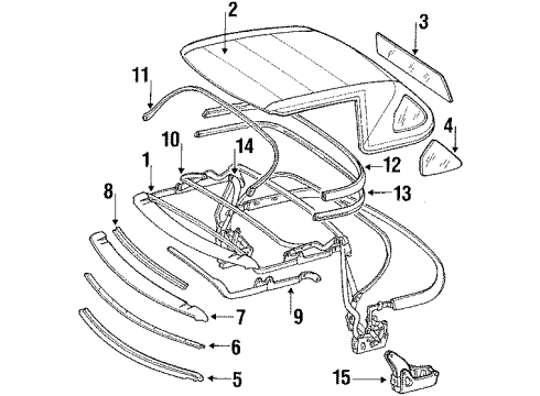 Mercedes-Benz 107-770-09-14 Support Bracket