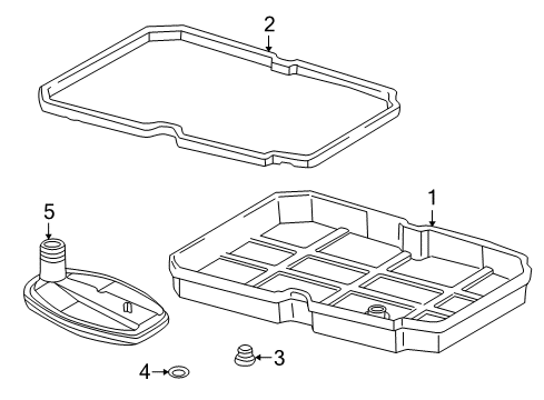 Mercedes-Benz 220-271-01-80-05 Pan Gasket