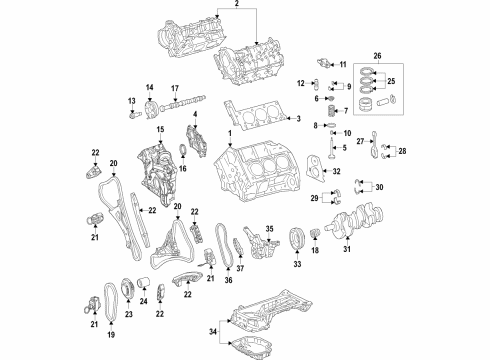 Mercedes-Benz 276-050-08-00 Camshaft