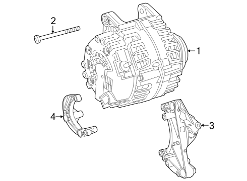 Mercedes-Benz 000000-003724-64 Mount Bracket Bolt