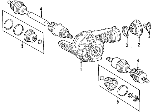 Mercedes-Benz 251-410-07-01 Drive Shaft