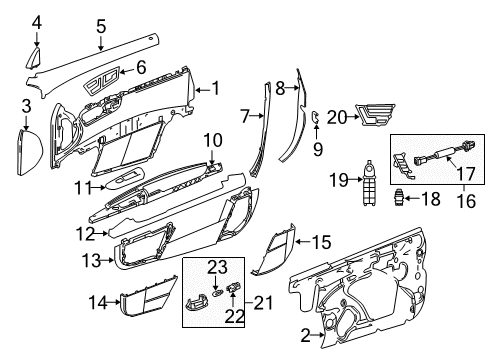 Mercedes-Benz 216-820-26-10-7J22 Window Switch