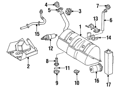 Mercedes-Benz 009-542-08-17 Oil Pressure Sending Unit