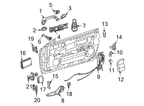 Mercedes-Benz 209-870-37-10-9174 Hazard Switch