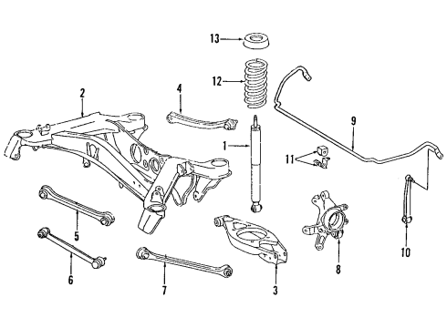 Mercedes-Benz 201-324-32-04 Coil Spring