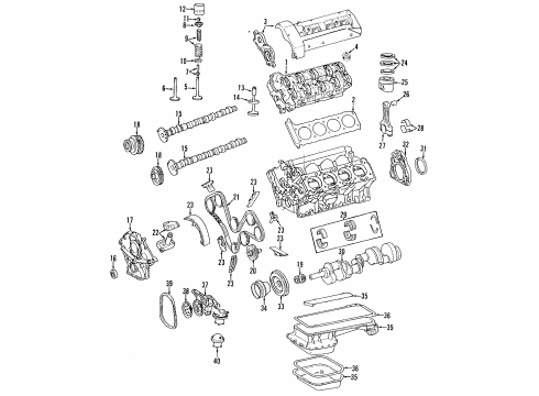 Mercedes-Benz 124-242-14-01 Rear Support