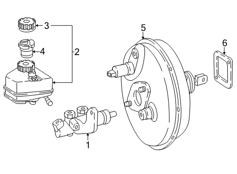 Mercedes-Benz 463-430-00-01 Master Cylinder