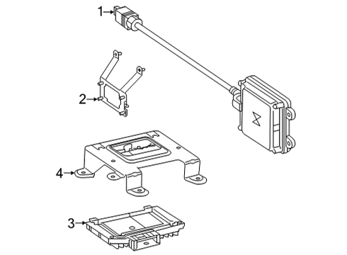 Mercedes-Benz 094-990-25-10 Control Module Bolt