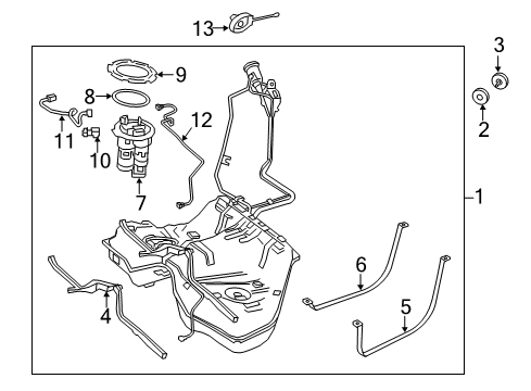 Mercedes-Benz 222-470-56-01 Fuel Tank