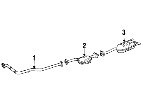 Mercedes-Benz 603-142-22-02 Exhaust Manifold