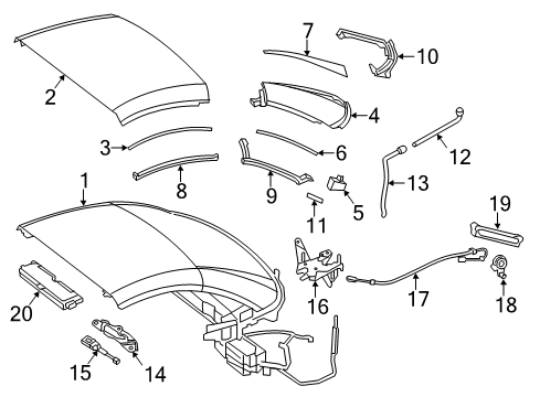 Mercedes-Benz 231-820-08-10 Switch