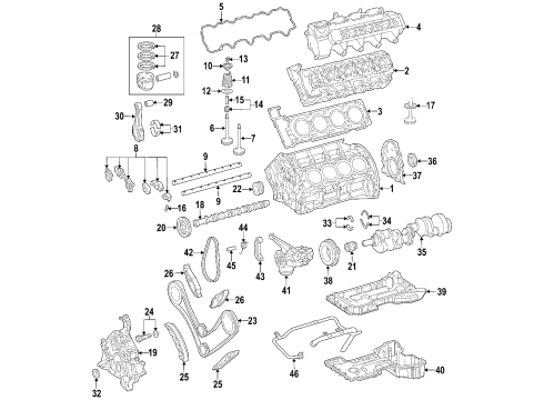 Mercedes-Benz 155-053-01-25 Valve Spring Retainers