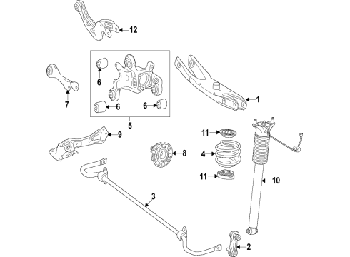 Mercedes-Benz 308676-012039 Radius Arm Bolt