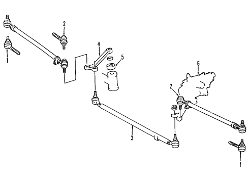 Mercedes-Benz 124-460-13-05 Center Link