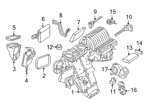 Mercedes-Benz 164-830-60-15 A/C Hoses