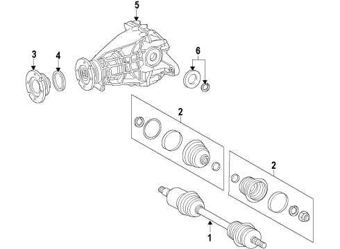 Mercedes-Benz 251-410-21-02 Drive Shaft