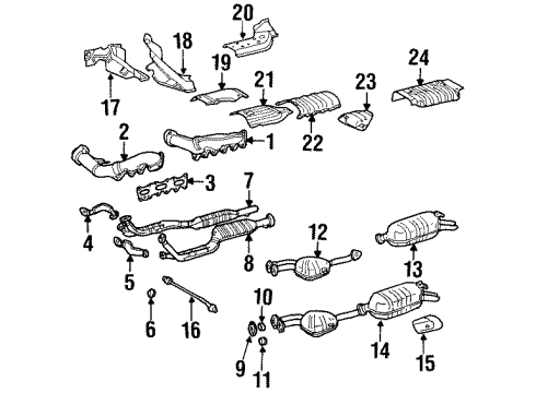 Mercedes-Benz 129-490-25-19-80 Catalytic Converter