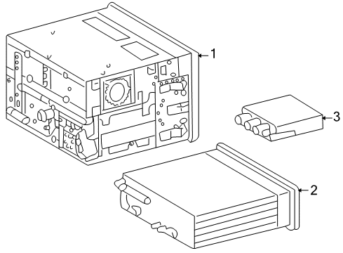 Mercedes-Benz 164-820-03-79-80 Control Unit